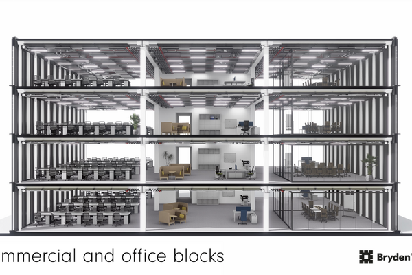 Thumbnail from Bryden Wood's video: P-DfMA in action - how platforms transform buildings from Homes to Hospitals.